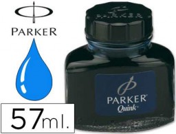 Tinta estilográfica Parker azul real 57ml.